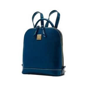 Dooney & Bourke Navy Leather Backpack